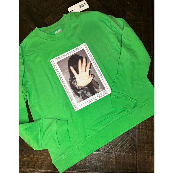 Ziggy Denim ZGY Denim Zee Oversized Sweatshirt Size Medium New - Picture 2 of 6